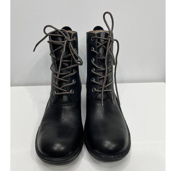 Women’s Bionica Black Leather Boots / Size-8.5 - Picture 4 of 10